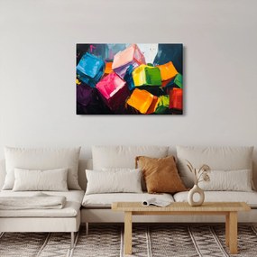 Obraz - Farebné kocky (90x60 cm)