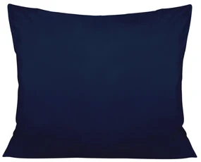 SATÉNOVÁ OBLIEČKA NA VANKÚŠ 50X80 CM TMAVOMODRÁ