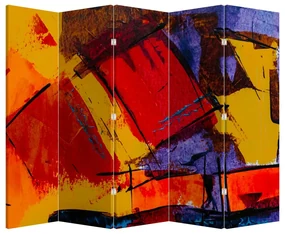 Paraván - Abstrakcia (210x170 cm)