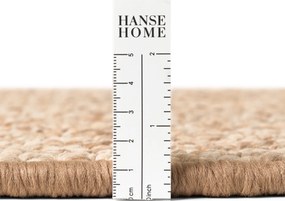 BT Carpet, Kusový koberec Wolly 102842 kruh, 133x133 (priemer) kruh, béžová, obývacia izba