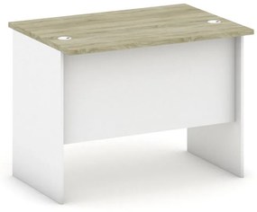 Kancelársky pracovný stôl MIRELLI A+, rovný, dĺžka 1000 mm, orech