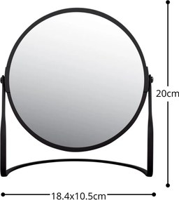 Kozmetické zväčšovacie zrkadlo (zväčšenie 5x) ø 18 cm Akira – Spirella