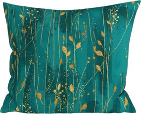 Bavlnená obliečka na vankúš VIVIDELLE POLY 45x45 cm, zelená