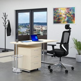 Zostava kancelárskeho nábytku Visio 1, 140 cm, javor