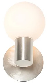 Moderná nástenná lampa oceľ IP44 - Cederic Up