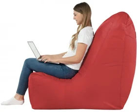 Moderné kreslo DISTINTO bordové (OUTDOOR)