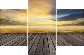 Obraz - Mólo s výhľadom (90x60 cm)