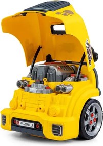 Auto s motorom N-GINE žlté