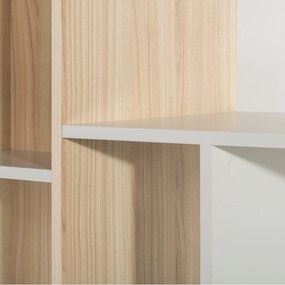 Regál Ryga 07 120 cm dub Riva/šedý