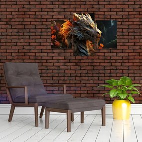 Obraz - Drak (90x60 cm)