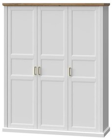 Skriňa 3d Tara p3/ta white/pacific walnut