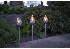 Súprava 3 vonkajších svetelných LED dekorácií Star Trading Olympus, výška 40 cm