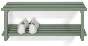 Sivozelená kovová závesná skrinka na topánky 71x26x34 cm Marco – Spinder Design