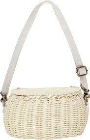 Ratanový košík Minichari biely