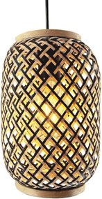 Toolight Toolight, stropné svietidlo 1xE27 APP1424-1CP, čierna-hnedá, OSW-02416