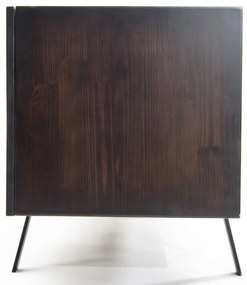 TV stolík Pingla 185 cm tmavo hnedý