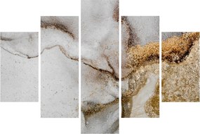 Obraz - Mramorový atrament (150x105 cm)
