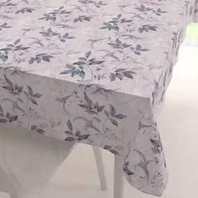 Biante Dekoračný obdĺžnikový obrus PML-053 Popínavé lístky na béžovom 100x160 cm