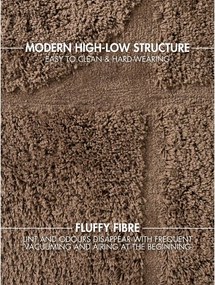 Hnedý ručne tkaný koberec 120x180 cm Lambeth Jasper – Ted Baker