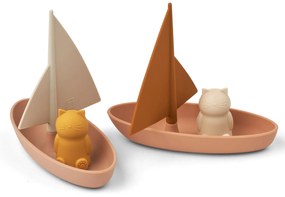 LIEWOOD Hračka do vane Ensley Boat Pale Tuscany – set 2 ks