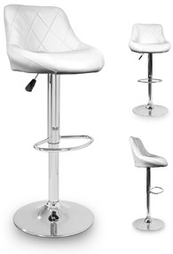 Barová stolička AGA MR2000WHITE - biela