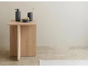 Sivý téglik na zubné kefky z polyresínu Kua – Blomus