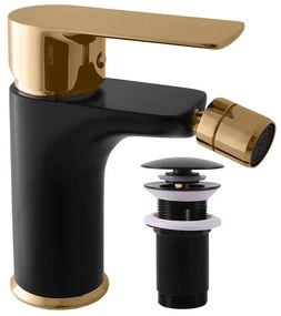 Batéria bidetová Rav-Slezak Vltava čierne/zlato VT545.0KCMATZ