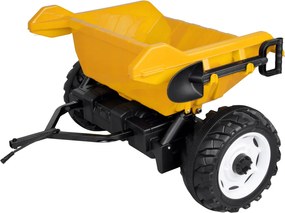 JOKOMISIADA Akumulátorový traktor s prívesom a sklopnou korbou PA0347 žltý