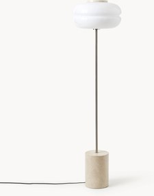 Stojacia lampa's mramorovým podstavcom Bun