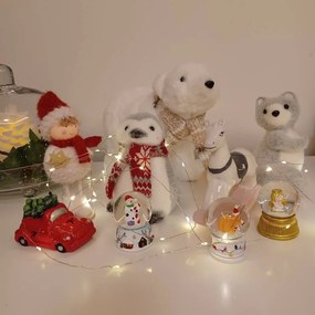 DECOLED Tučniak, 12 x 10 x 15 cm, sivá