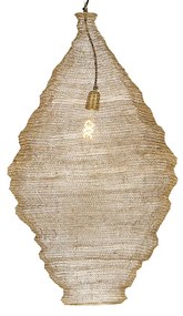 Orientálne závesné svietidlo zlaté 90 cm - Nidum
