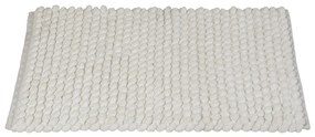 Biela textilná kúpeľňová predložka 50x80 cm Solivo – Wenko