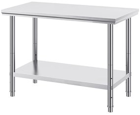 Kuchynský stôl z nehrdzavejúcej ocele