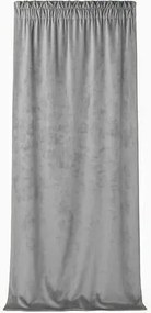 Velúrový záves SOFT VELVET sivý Rozmer: 140x270 cm