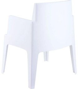BOX záhradné kreslo s podrúčkami silver grey