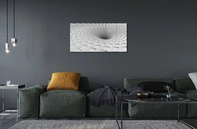 Sklenený obraz 3d geometrický násypka 125x50 cm