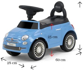 Odrážadlo FIAT 500 modré