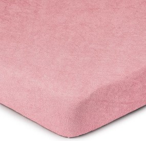 4Home Froté prestieradlo ružová, 90 x 200 cm