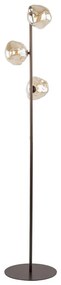 Stojacia lampa LAVA 3xG9/8W/230V bronzová/dymová béžová
