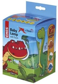 Detská LED lampa so svietidlom Dino farebná