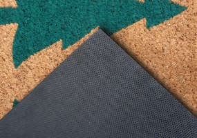 Rohožka 3 stromy zelená 105669 – na von aj na doma, 45x75, zelená, chodba / predsieň, Hanse Home