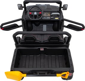 Ramiz Detské auto Pick-Up Speed 900 Čierna + pohon 4x4 + pohyblivá pumpa