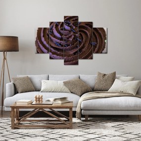 Obraz - Čokoládový Cupcake (150x105 cm)