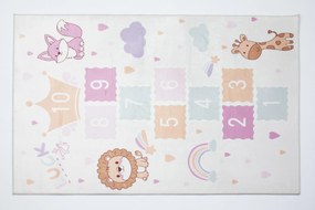 Detský koberec KIDS 2409022D-2 obdĺžnikový – polyester Rozmer: 80x150 cm