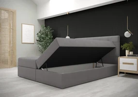 Moderná posteľ s úložným priestorom 160x200 STIG 5 - šedá