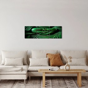 Obraz - Ruka Budhu (s hodinami) (90x30 cm)