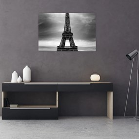 Obraz - Ružové auto v Paríži (90x60 cm)