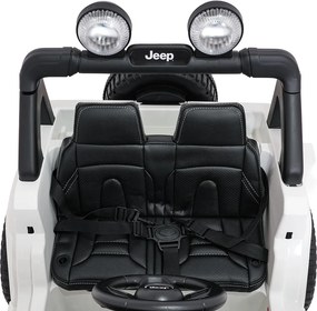 Ramiz Jeep Wrangler Rubicon LIFT elektrické autíčko pre deti biele