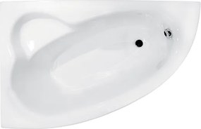Besco Akrylátová asymetrická vaňa Natalia 150x100 BESCO-Farba: Biela, BESCO-Orientácia: Pravá