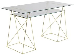 Polar písací stôl zlatý